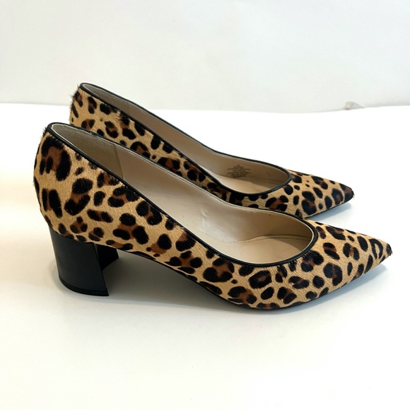 EUC Marc Fisher Leopard Print Calf Hair Pumps - Size 8M - Picture 6 of 16